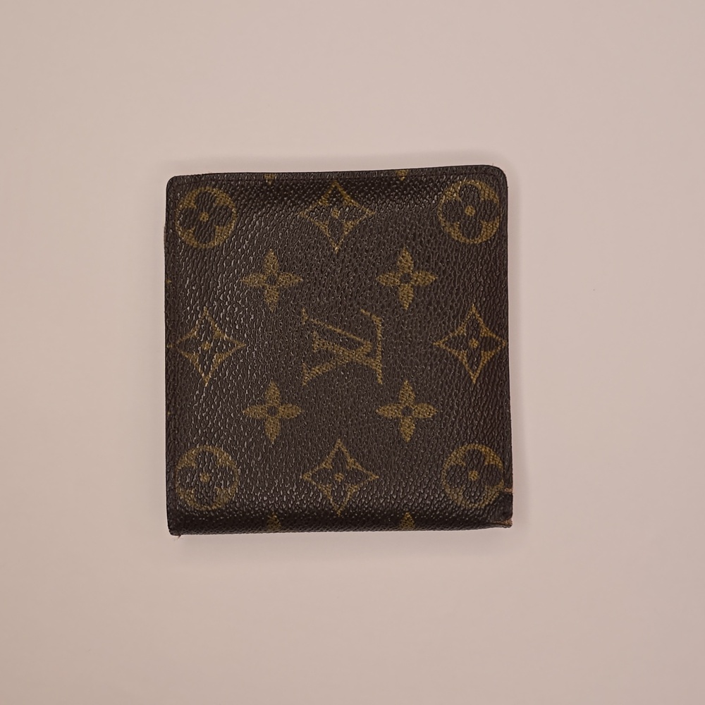 Louis Vuitton Black and Gold Wallet